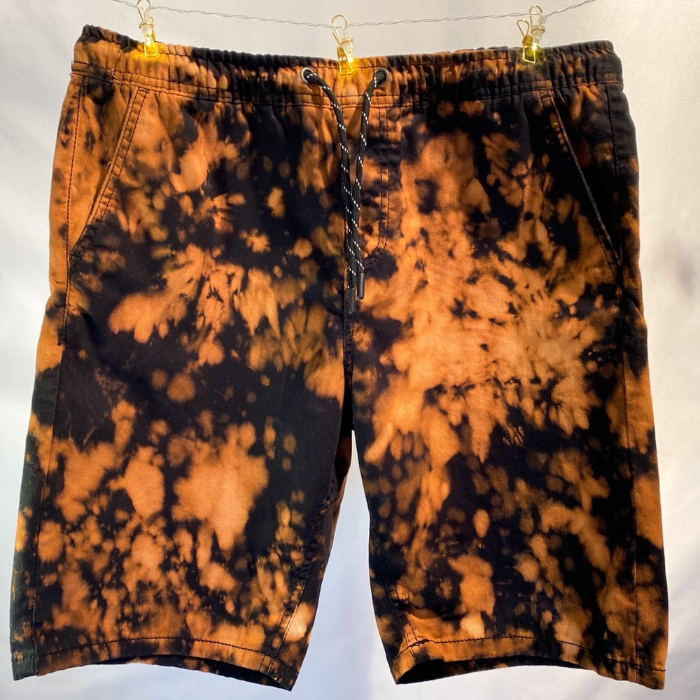 Custom dyed men’s shorts.